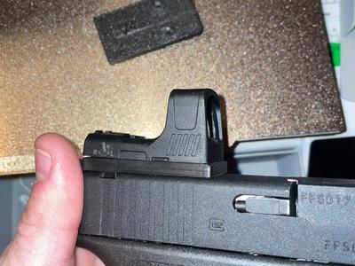 C-More to Glock Non-MOS Red Dot mounting plate 