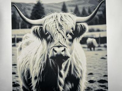 Highland Cow Hueforge