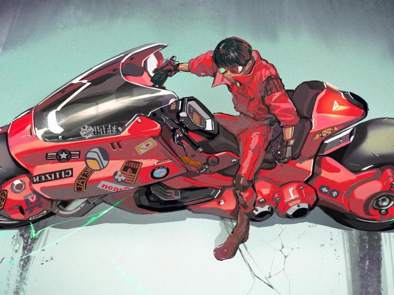 Kaneda Motorcycle Skid