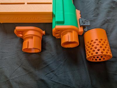 Rival Barrel Mount Muzzle for Sillybutts Battle Axe