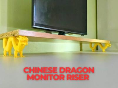 Chinese Dragon Monitor Riser