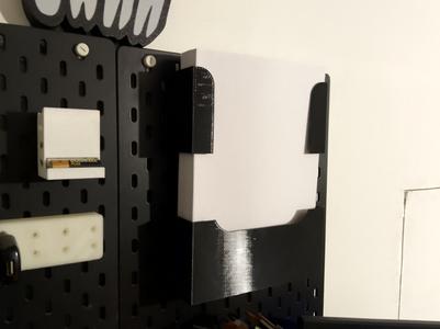 Ikea Skadis A4 sheet storage rack / removable hook