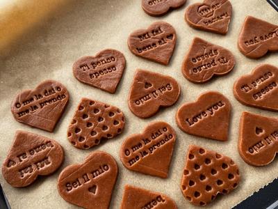 Cookie cutters with phrases