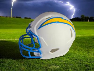 Los Angeles LA Chargers Football Helmet