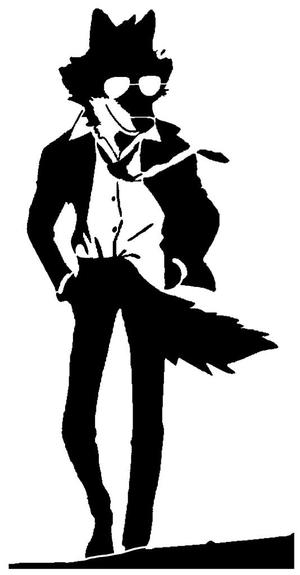 Mr Wolf stencil