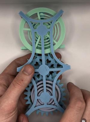 Fully 3D Printable Escapement Fidget