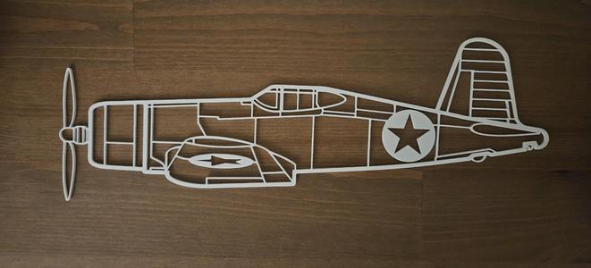F4U Corsair Wallart
