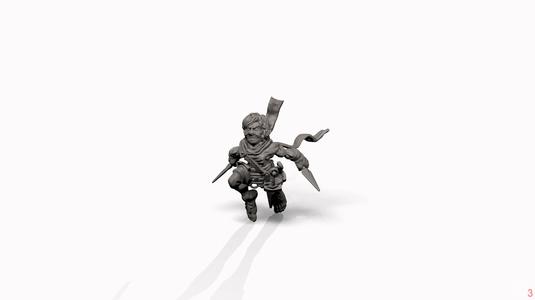 Halfling Rogue  - Professionally pre-supported!