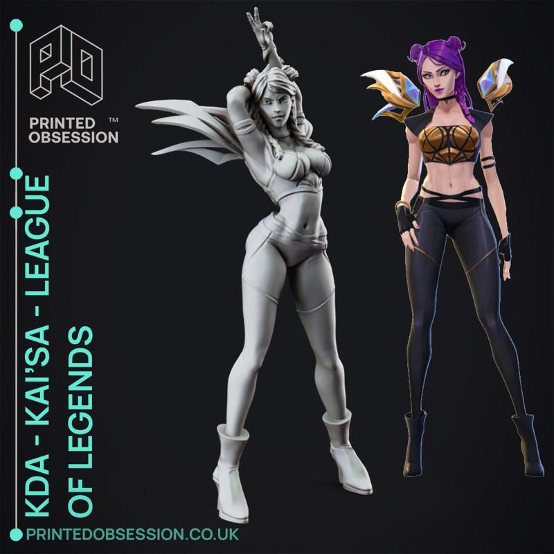 KDA Kai'sa - Leagle of legends  - 30cm