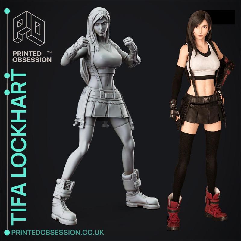 Tifa Lockhart - Combat Stance - Final Fantasy 7 Remake - 32cm model*