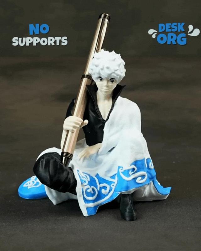 Gintoki Sakata Pen Holder – A Samurai’s Desk Companion!
