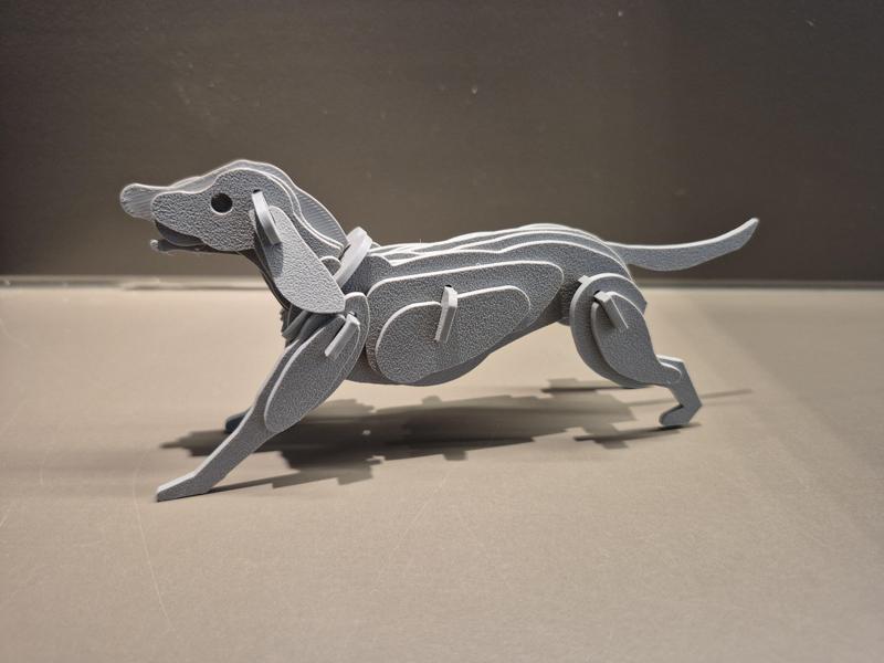3D Dog puzzle