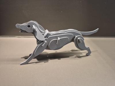 3D Dog puzzle