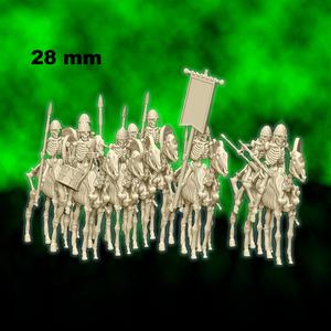 Skeleton cavalry - 28mm for wargame
