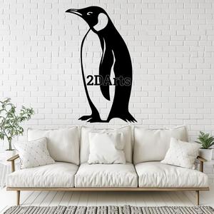Penguin 2D Wall Art/Window Art - Digital STL & SVG File