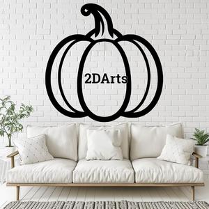 Pumpkin 2D Wall Art/Window Art - Digital STL & SVG File