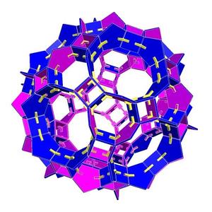 300 Parts: HOLDEN TRUNCATED ICOSIDODECAHEDRAL NOLID CONSTRUCTION KIT 1