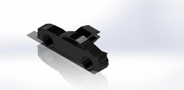 Mustang profile clip for car air vent