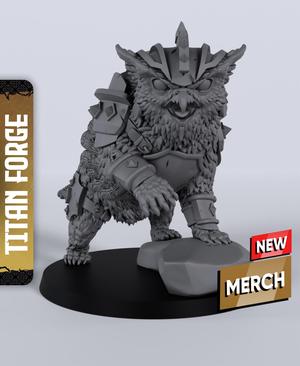 Ironbeak the Owlbear - With Free Dragon Warhammer - 5e DnD Inspired for RPG and Wargamers