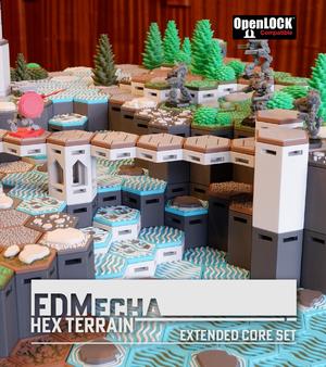 FDMecha Hex Tiles - Extended Core Set