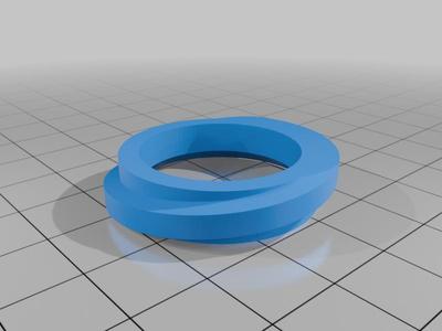 Plastic pottle paint marker conversion