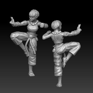 Female battle monk