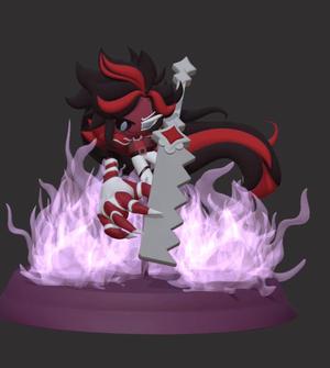 Red Velvet Cookie (2 Piece Model)