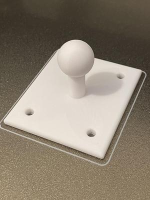 Simple 20mm ball mount base plate