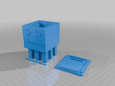 Minecraft Ghast piggy bank 