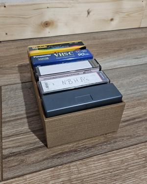 VHS C tape holder