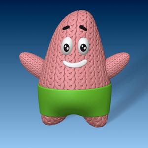 Knitted Patrick spongebob squarepants