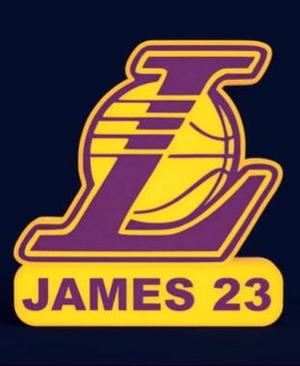 L.A. Lakers Sign -(L)- LED Strip Compatible