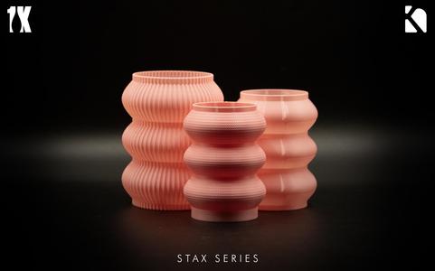 Stack Vase | Planter 3D files | Set of 3 designs STL