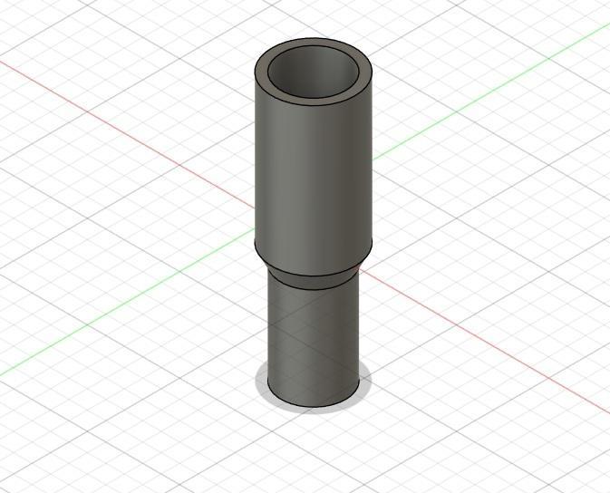 Miele Classic C1 EcoLine Plus adapter between pastic and metal tube