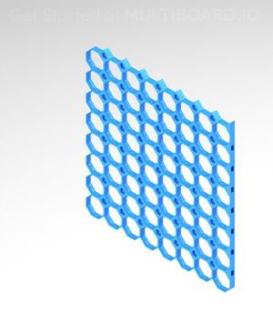 8x8 Right Edge - Multiboard Border Tile