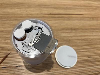 Plaque de Contact batteries pour vanne Netatmo