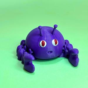 Flexi Articulated Crab with pre-colored 3MF included
