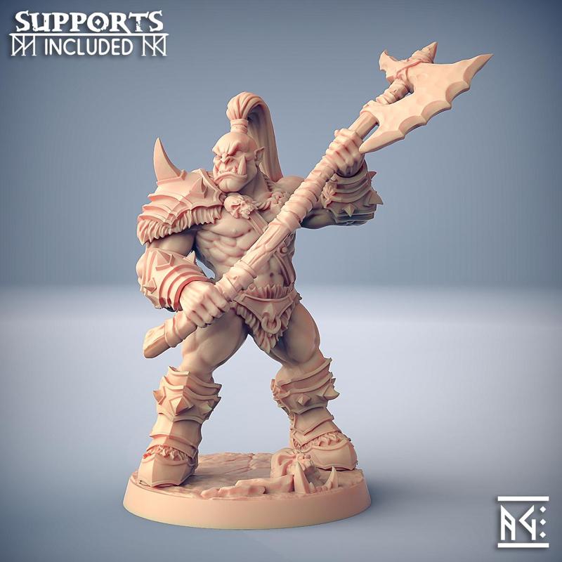 Orc Barbarian - B (Male) Modular