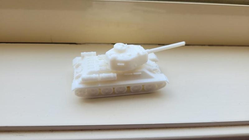 T34-85 Tank - Easy Print
