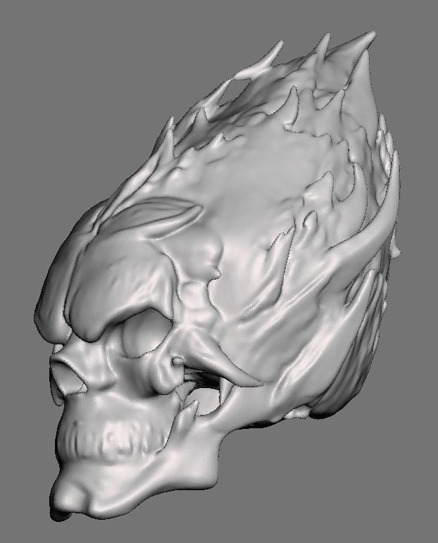 Ghost Rider Skull