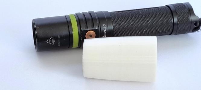 Flashlight Diffuser Tip 25mm