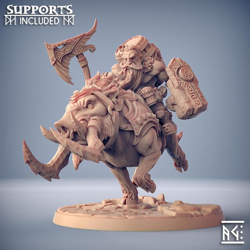 Gino on Wulf-Hog - Dwarven Oathbreakers