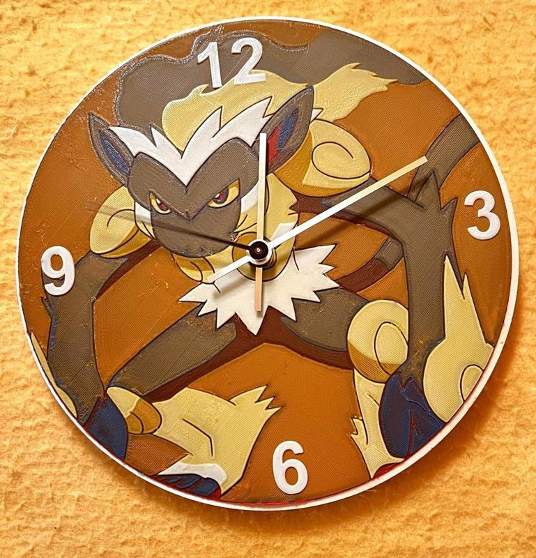 Infernape Clock