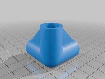 Tent Corner Piece - Parametric (Fusion360)