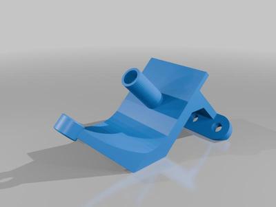 Guia superior con soporte para sensor de filamento y soporte para 4 filamentos - Upper guide with filament sensor holder and 4 filament holder
