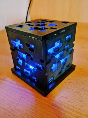Minecraft ore lamp case