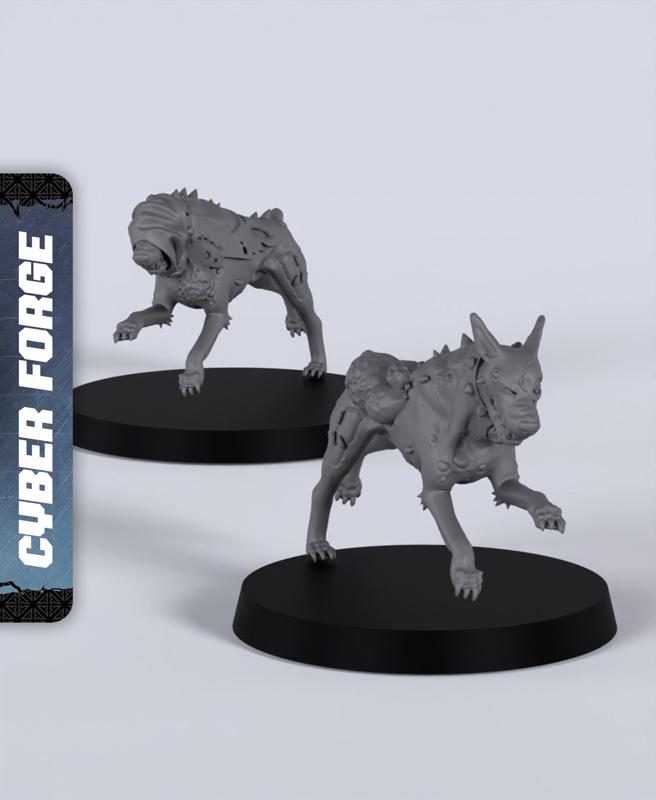 Hollow Hounds - With Free Cyberpunk Warhammer - 40k Sci-Fi Gift Ideas for RPG and Wargamers