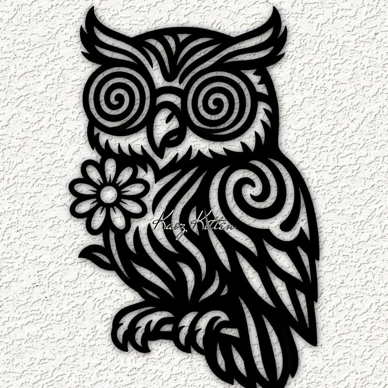 boho owl bird 6 wall art home decor