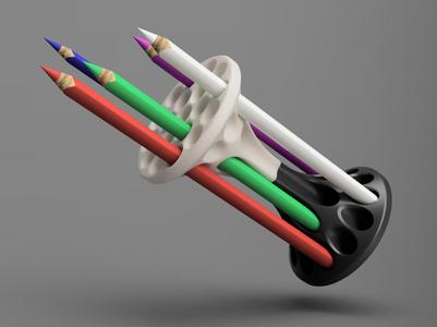 Pencil holder / Stand for crayons