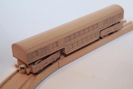 Brio compatible - Doppelstockwagen - Holzeisenbahn